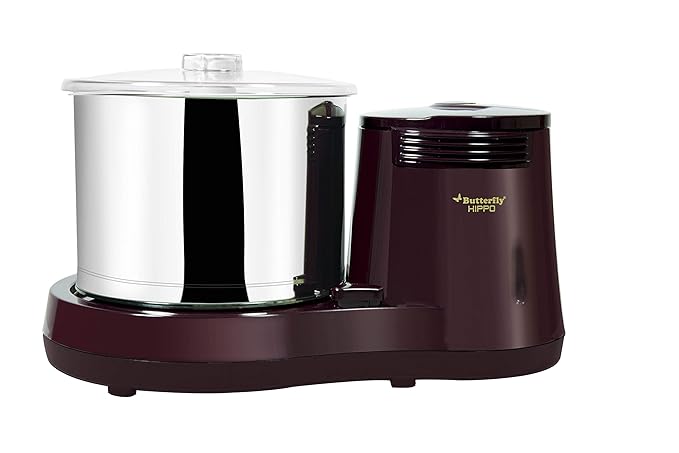 Butterfly Hippo 2 Litres Table-Top Wet Grinder | 150 Watts